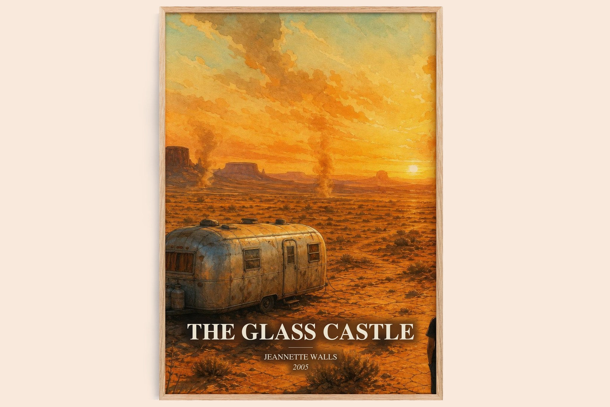 The Glass Castle Book Watercolour Illustration by Jeannette Walls