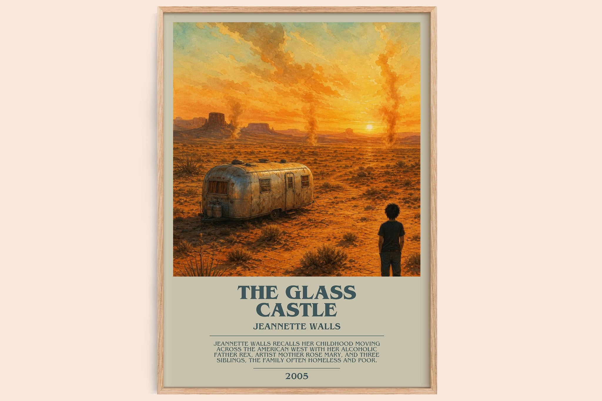 The Glass Castle Bookish Wall Art by Jeannette Walls