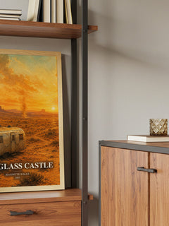 The Glass Castle book watercolour illustration paper finish options – matte satin gloss