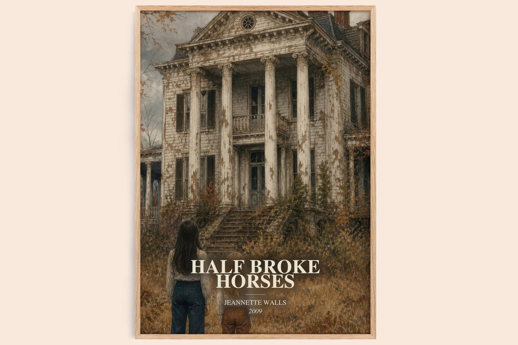 Half broke horses Book Watercolour Illustration by Jeannette Walls