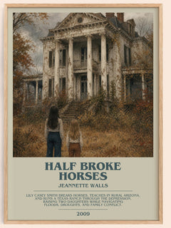 Half broke horses Bookish Wall Art by Jeannette Walls – image 1