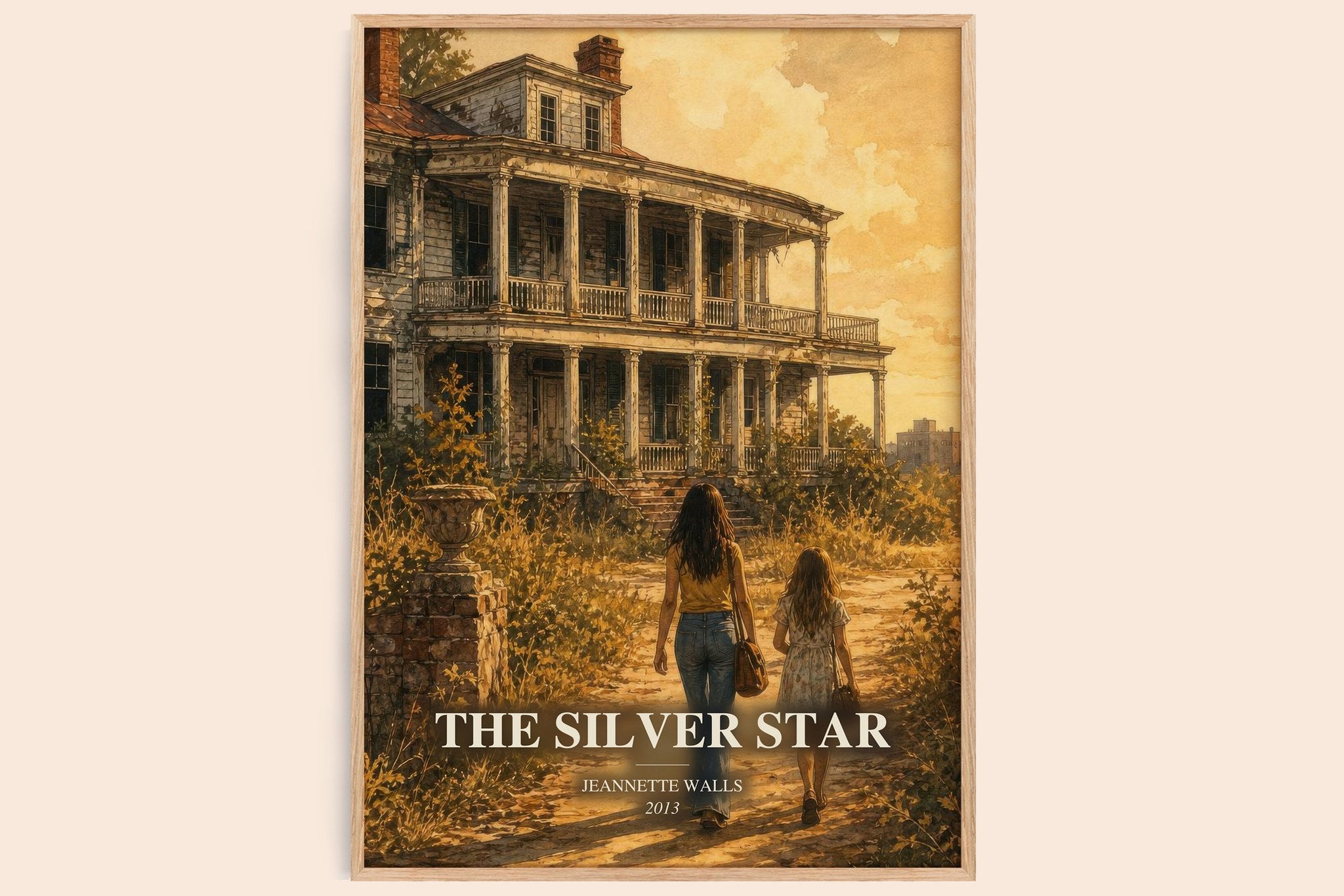 The silver star Book Watercolour Illustration by Jeannette Walls
