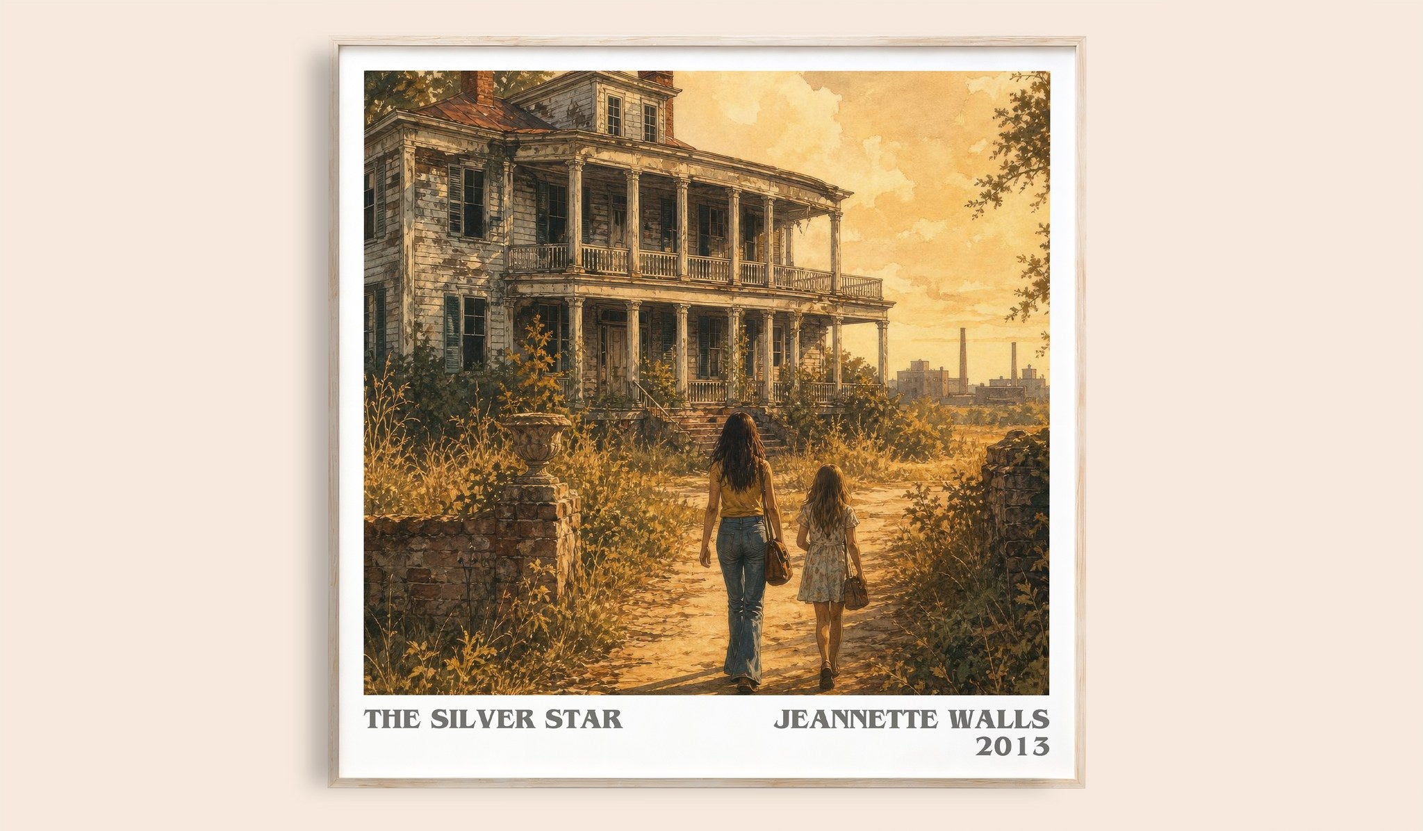 The silver star Literary Art Print by Jeannette Walls