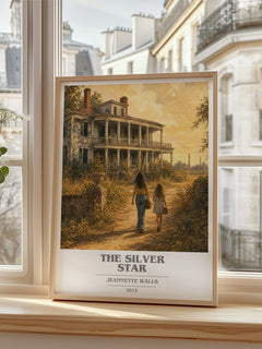 The silver star book cover poster colour and style options – Jeannette Walls book art
