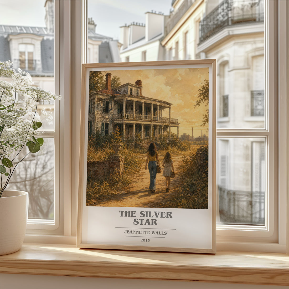 The silver star book cover poster colour and style options – Jeannette Walls book art