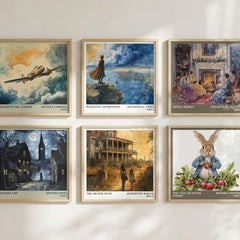 The silver star literary art print colour and style options – Jeannette Walls book art