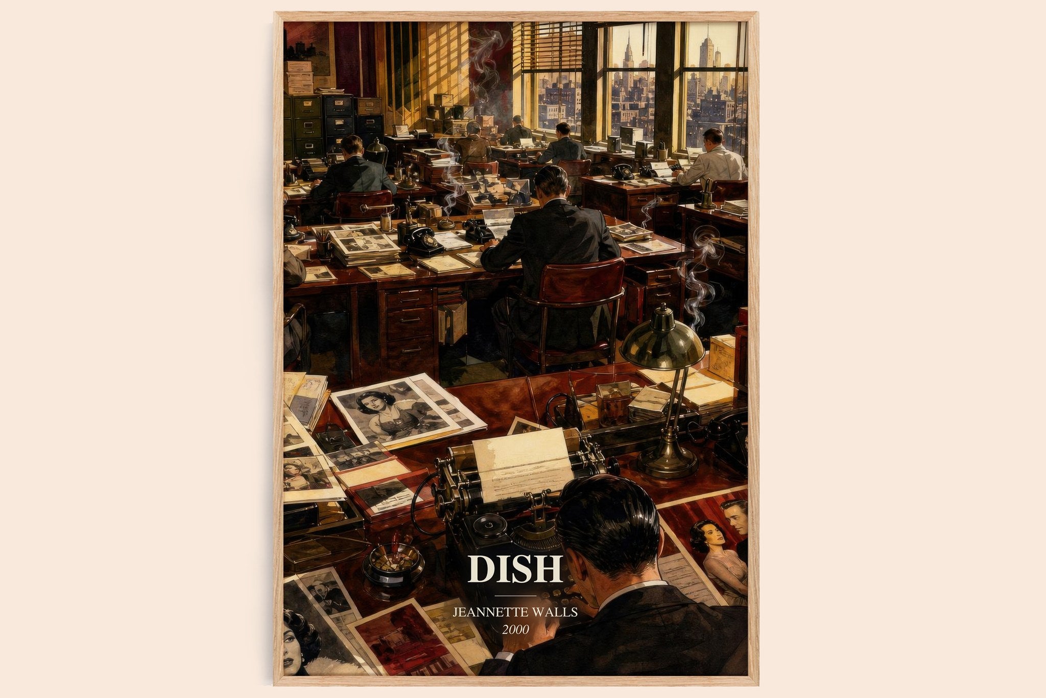Dish Book Watercolour Illustration by Jeannette Walls