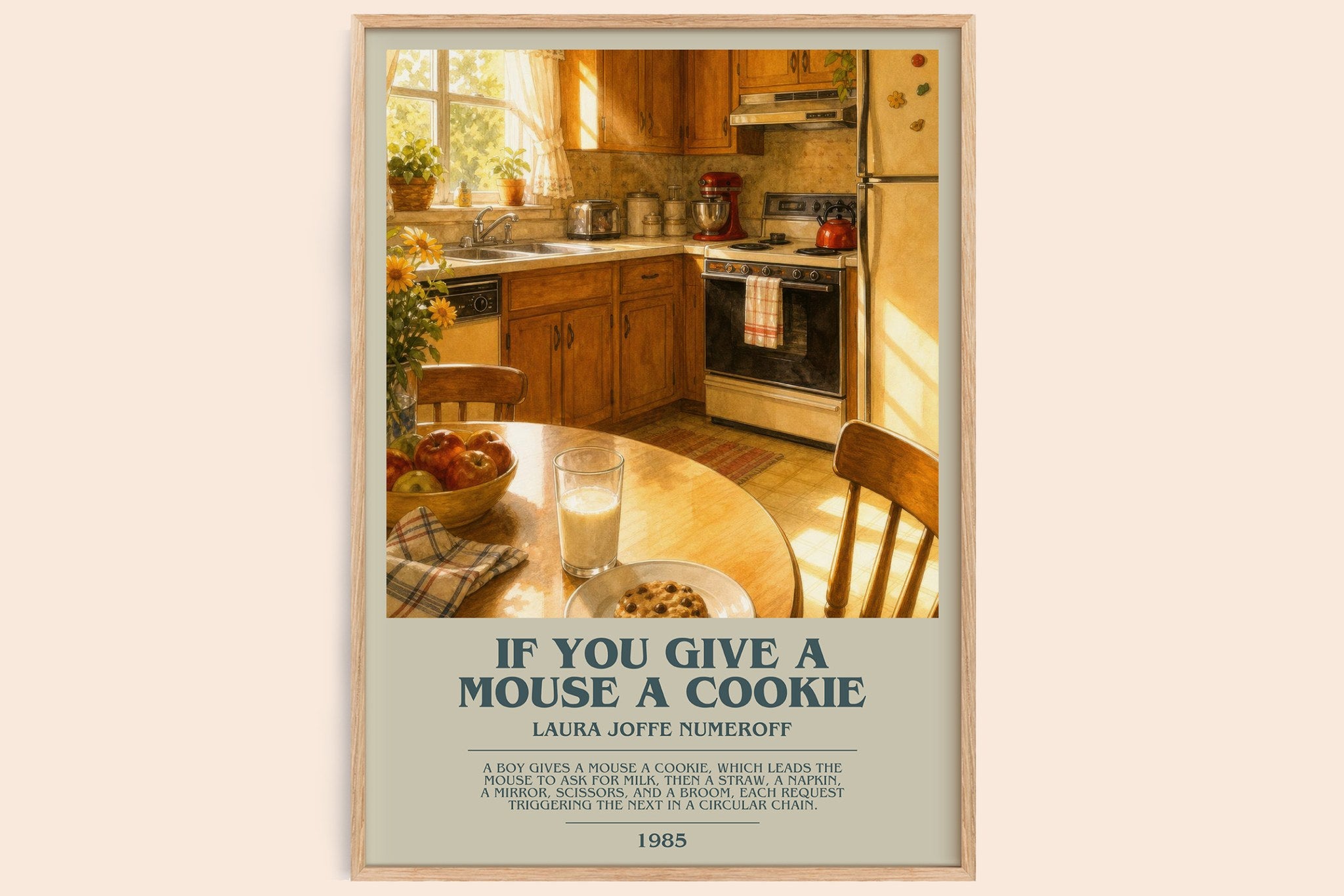If You Give a Mouse a Cookie Bookish Wall Art by Laura Joffe Numeroff