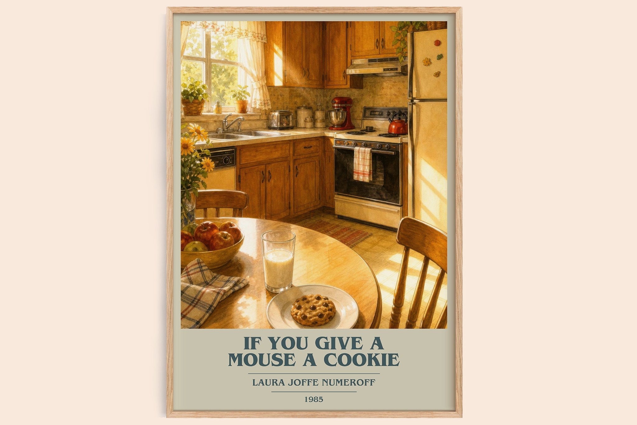 If You Give a Mouse a Cookie Book Cover Poster by Laura Joffe Numeroff