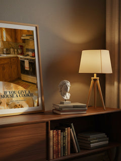 If You Give a Mouse a Cookie watercolour print on bookshelf – Laura Joffe Numeroff fan gift
