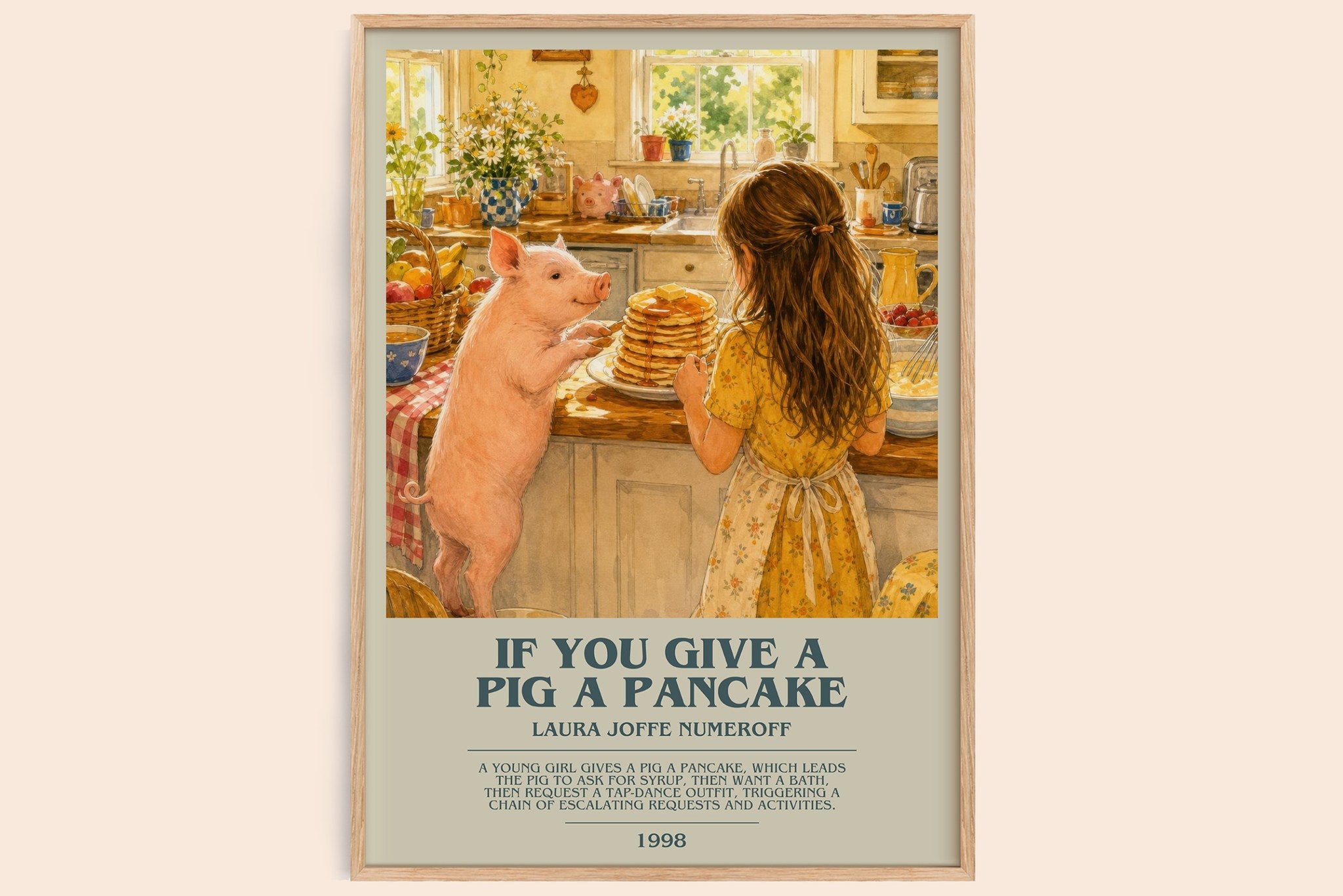If You Give a Pig a Pancake Bookish Wall Art by Laura Joffe Numeroff