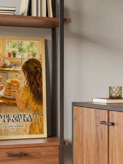 If You Give a Pig a Pancake book watercolour illustration paper finish options – matte satin gloss