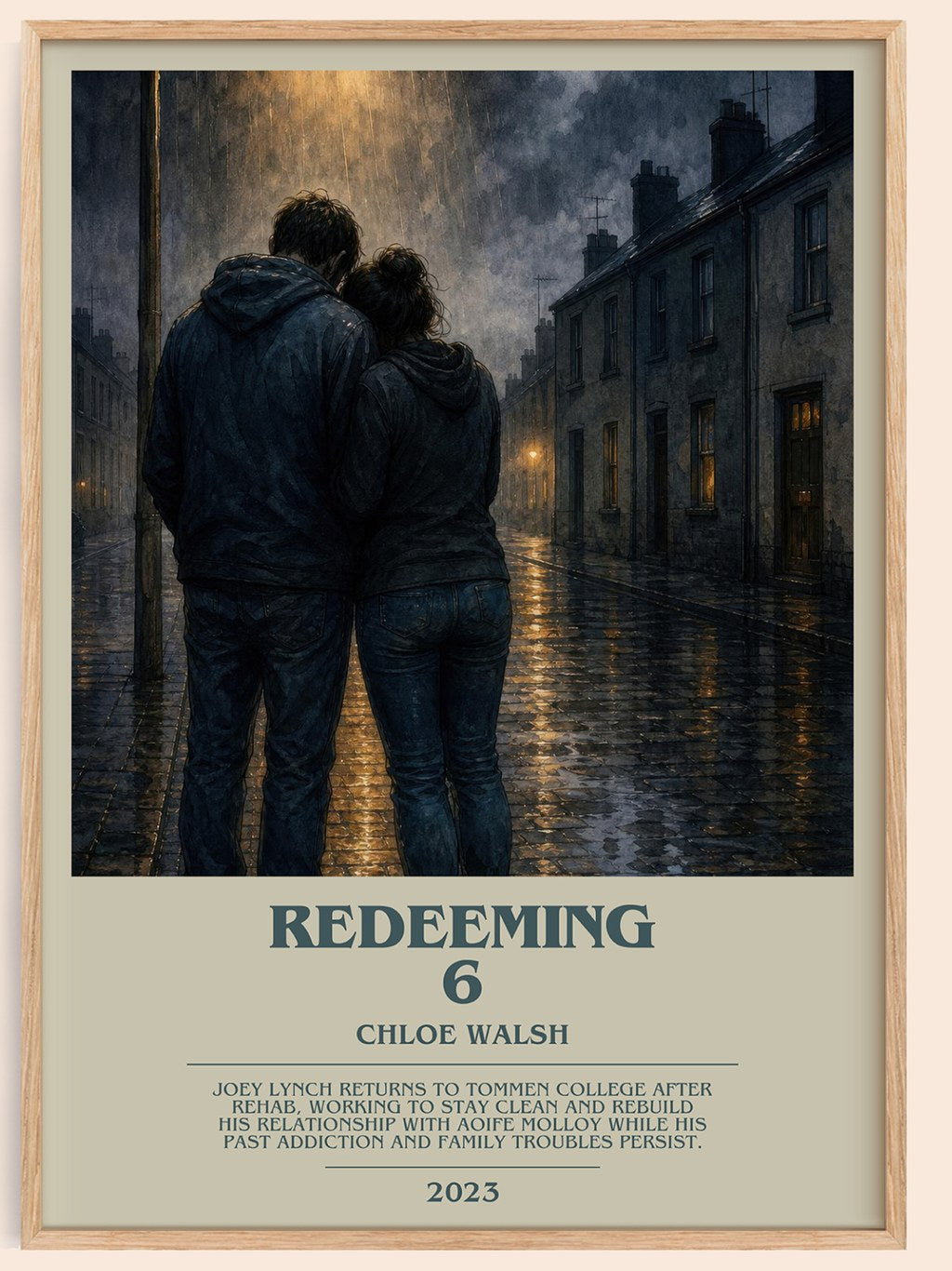 Redeeming 6 bookish book poster by Chloe Walsh – framed literary art print