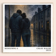 Redeeming 6 literary book poster by Chloe Walsh – framed literary art print