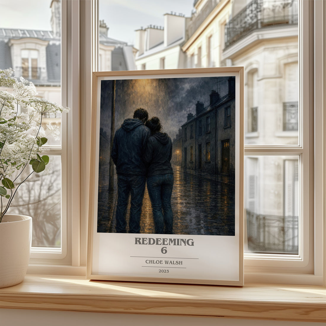 Redeeming 6 book cover poster colour and style options – Chloe Walsh book art