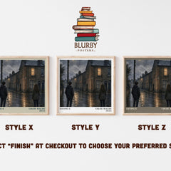 Saving 6 literary print in frame leaning in hallway – romance wall art