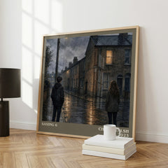 Saving 6 literary print framed by window – literary home decor