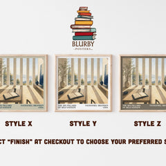 The six pillars of self-esteem literary print in frame leaning in hallway – non fiction wall art