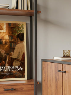 The psychology of romantic love book watercolour illustration paper finish options – matte satin gloss