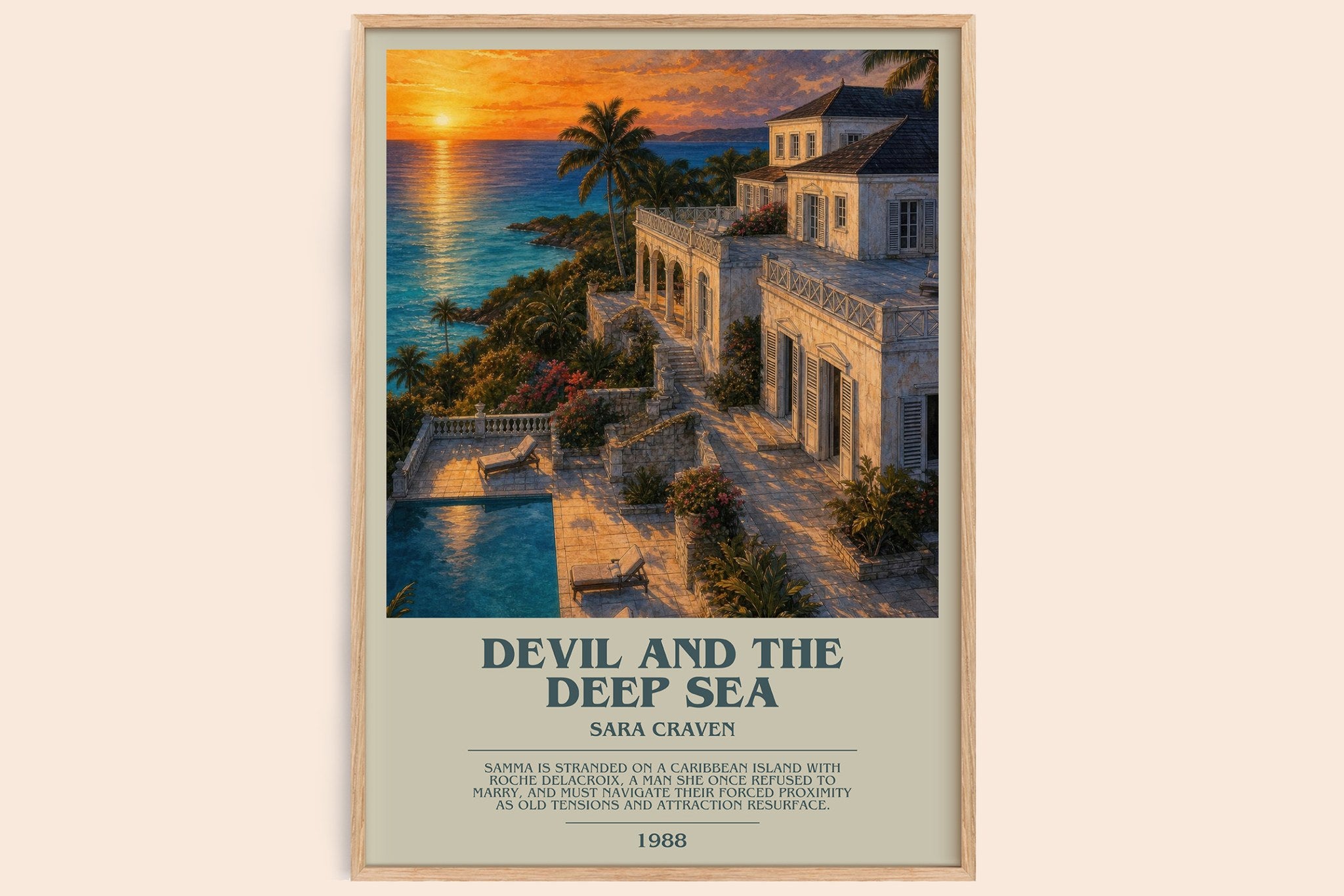 Devil and the Deep Sea Bookish Wall Art by Sara Craven