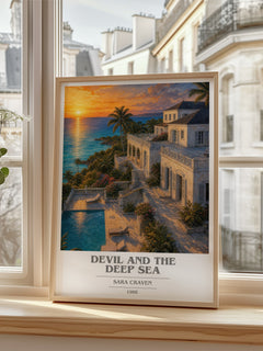 Devil and the Deep Sea book cover poster colour and style options – Sara Craven book art