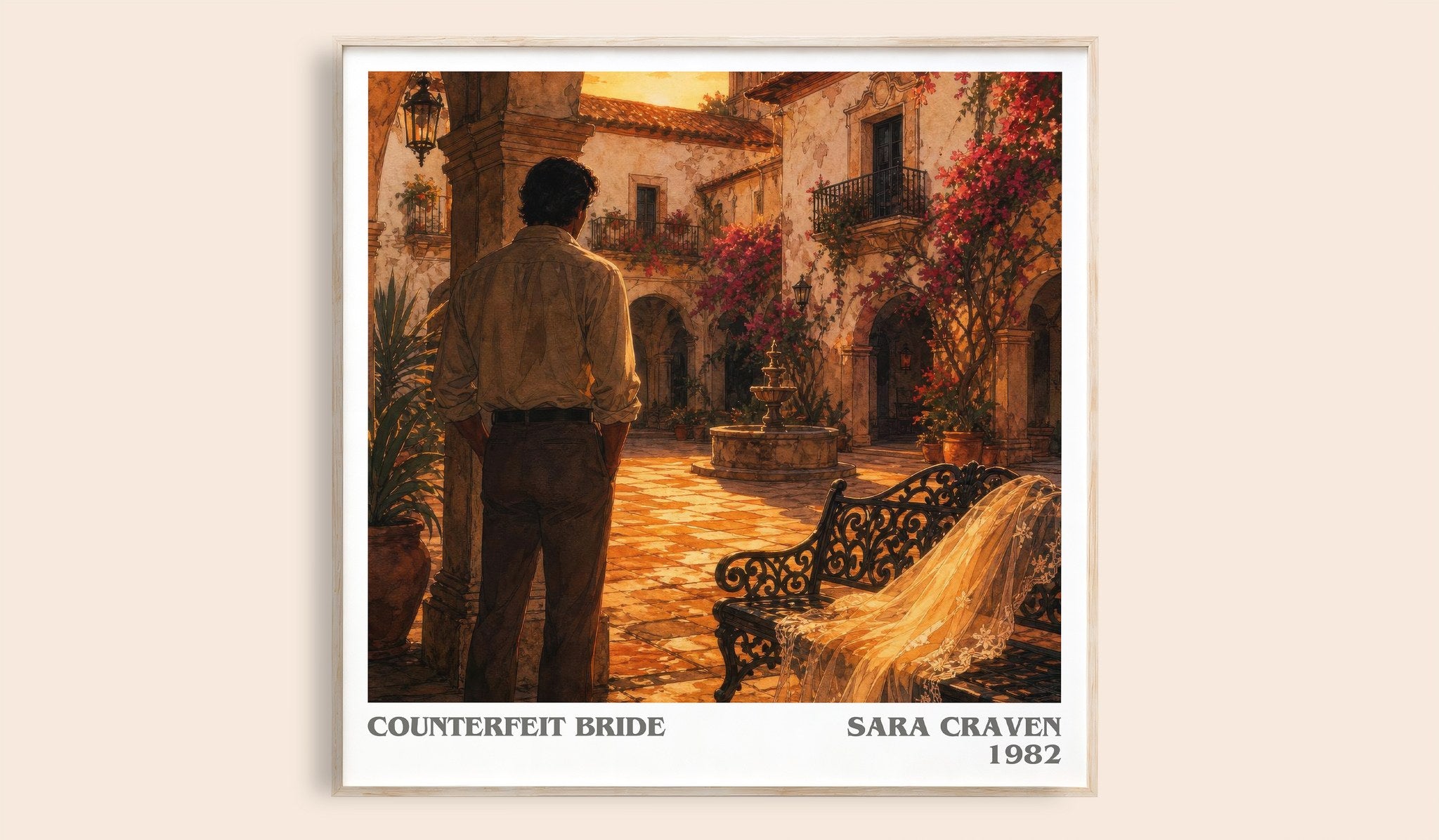 Counterfeit Bride Literary Art Print by Sara Craven