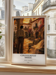 Counterfeit Bride book cover poster colour and style options – Sara Craven book art