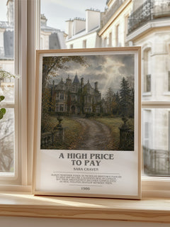 A High Price to Pay bookish poster colour and style options – Sara Craven book art