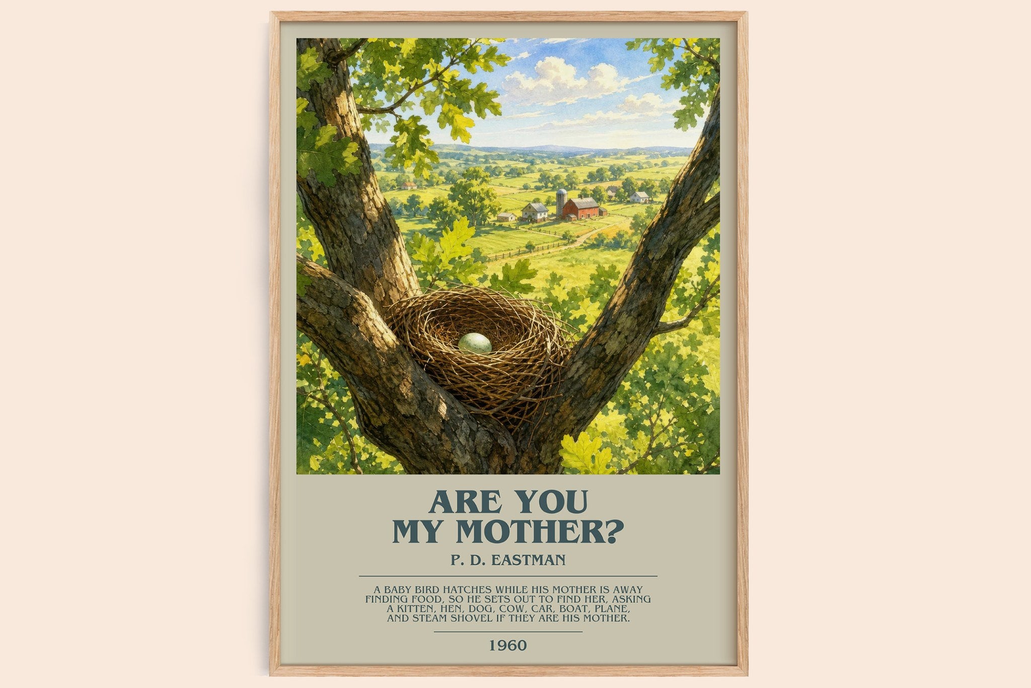 Are You My Mother? Bookish Wall Art by P. D. Eastman