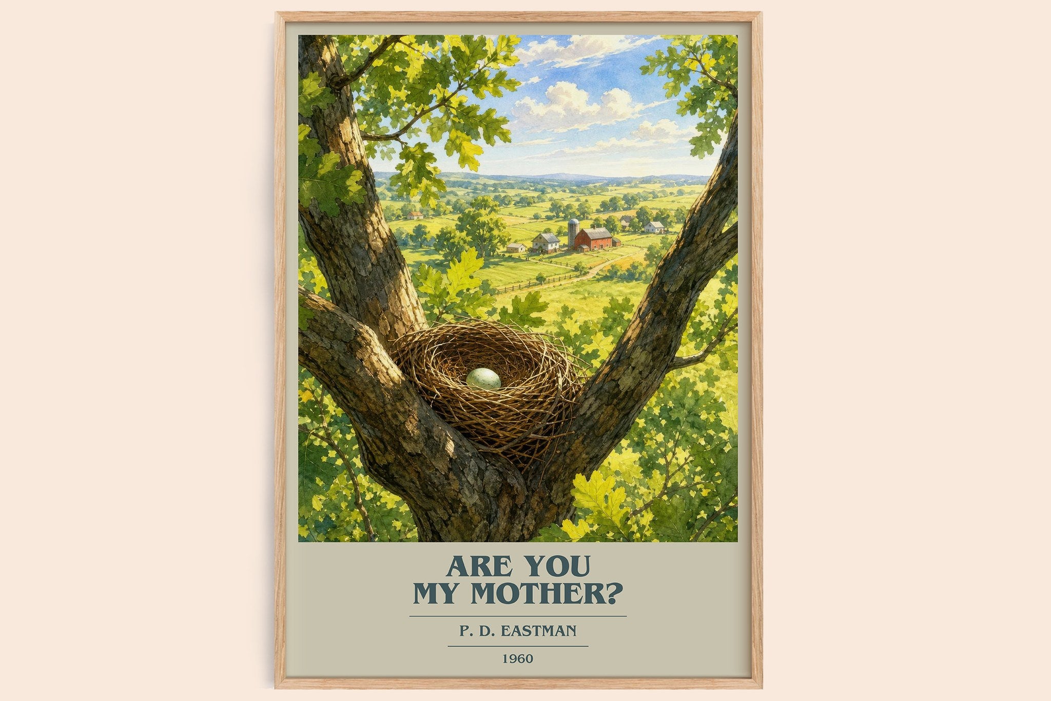 Are You My Mother? Book Cover Poster by P. D. Eastman