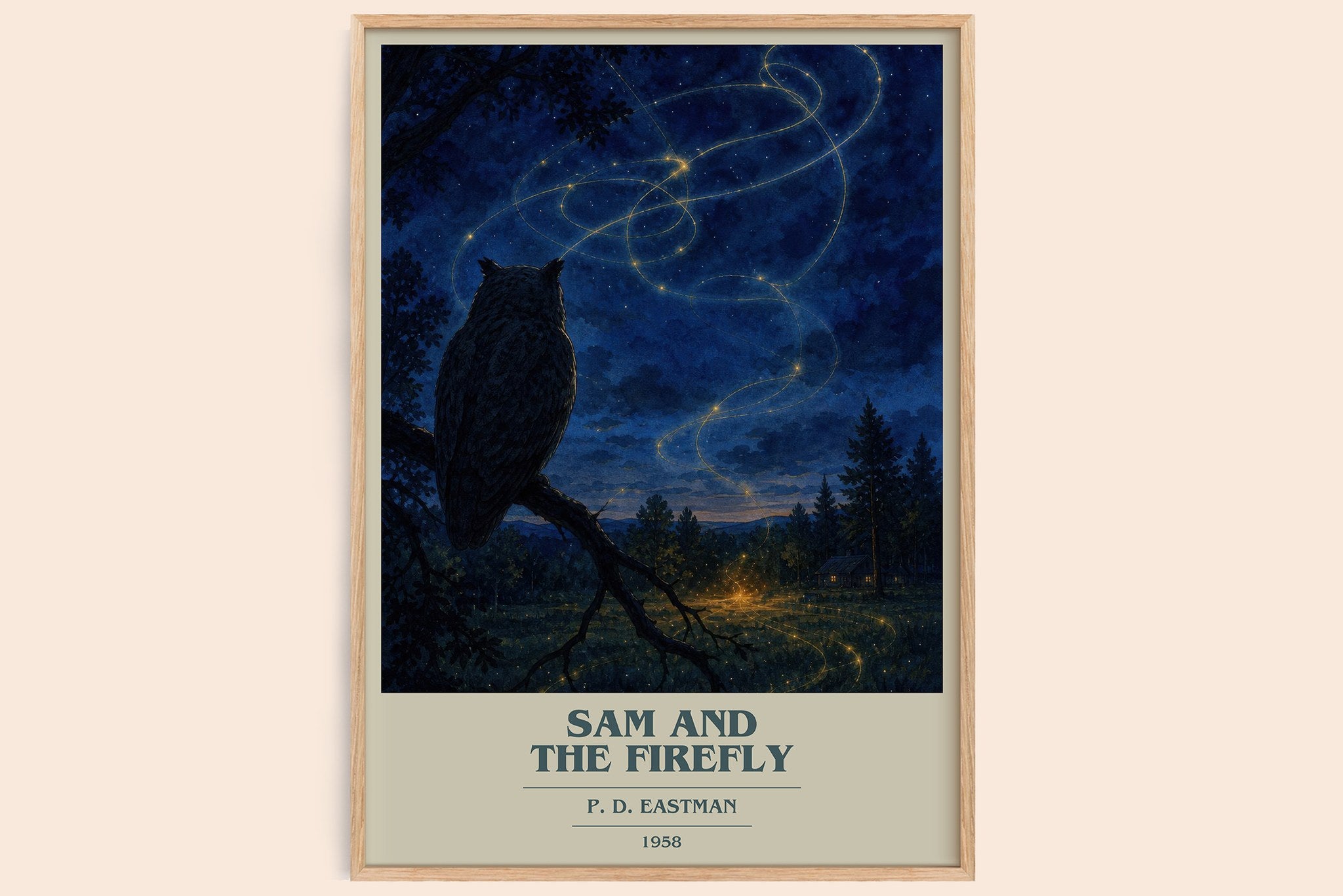 Sam and the Firefly Book Cover Poster by P. D. Eastman
