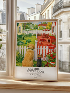 Big Dog... Little Dog book cover poster colour and style options – P. D. Eastman book art