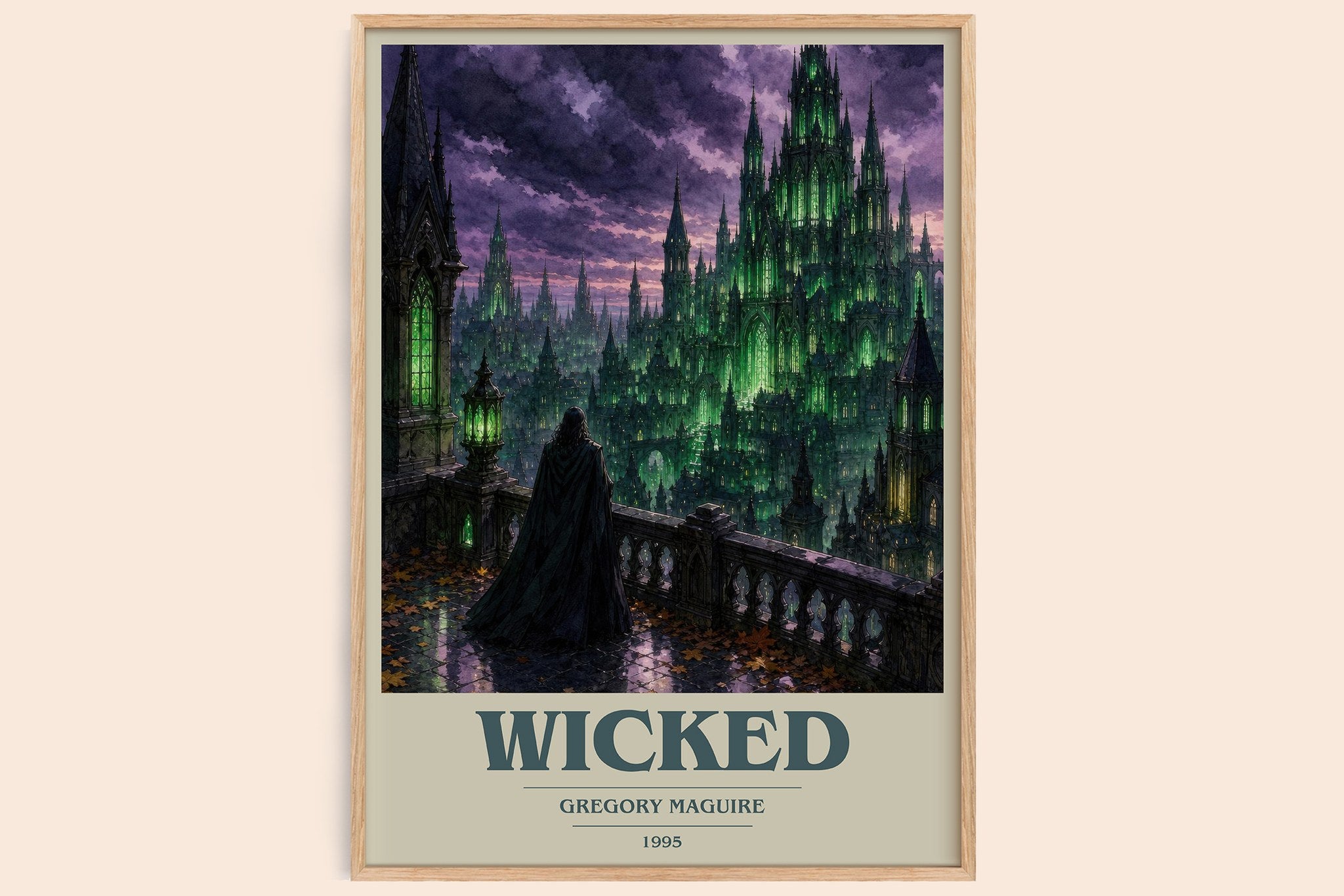 Wicked Book Cover Poster by Gregory Maguire