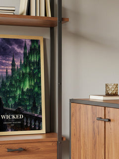 Wicked book watercolour illustration paper finish options – matte satin gloss