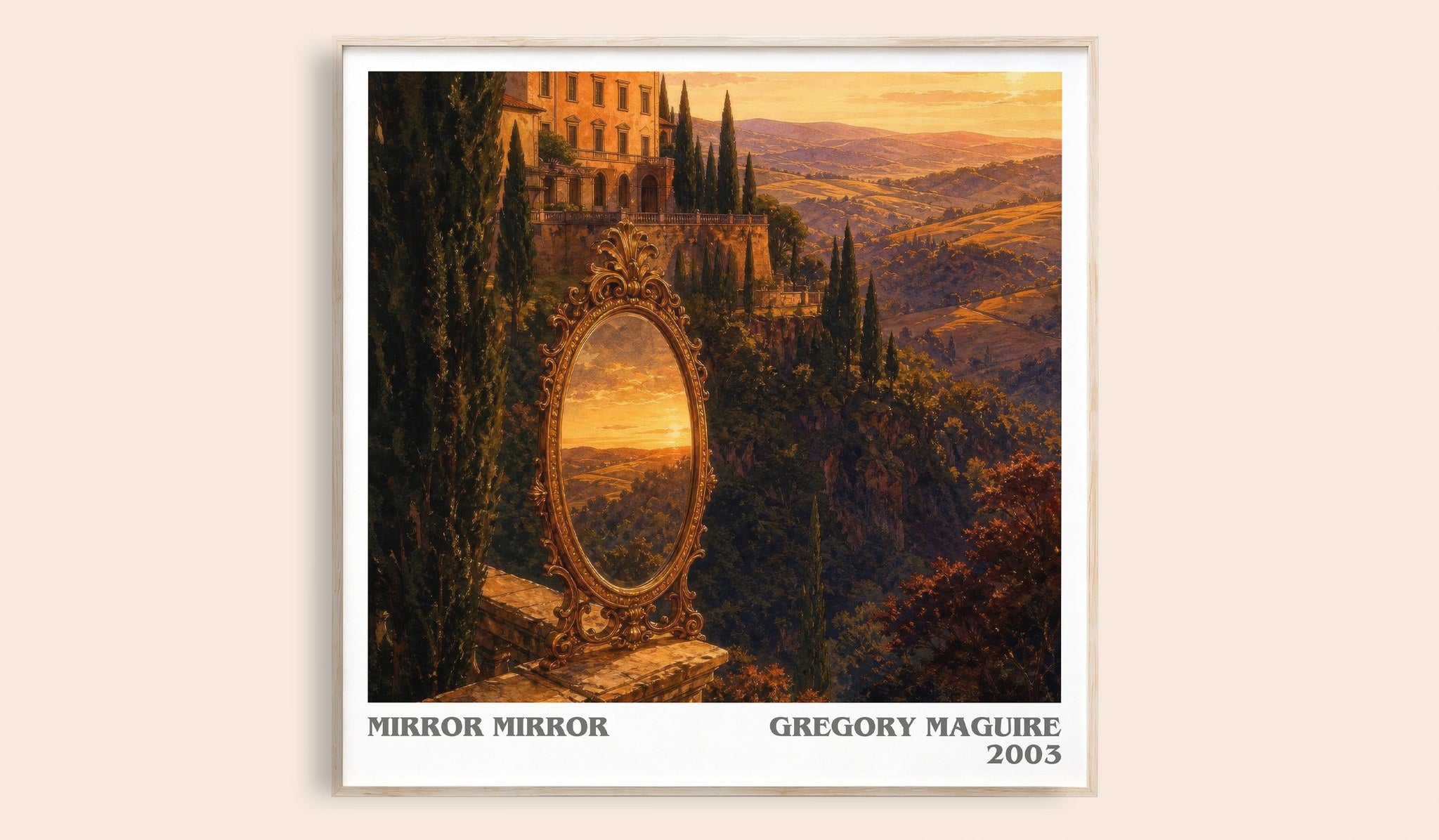 Mirror Mirror Literary Art Print by Gregory Maguire