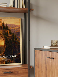 Mirror Mirror book watercolour illustration paper finish options – matte satin gloss