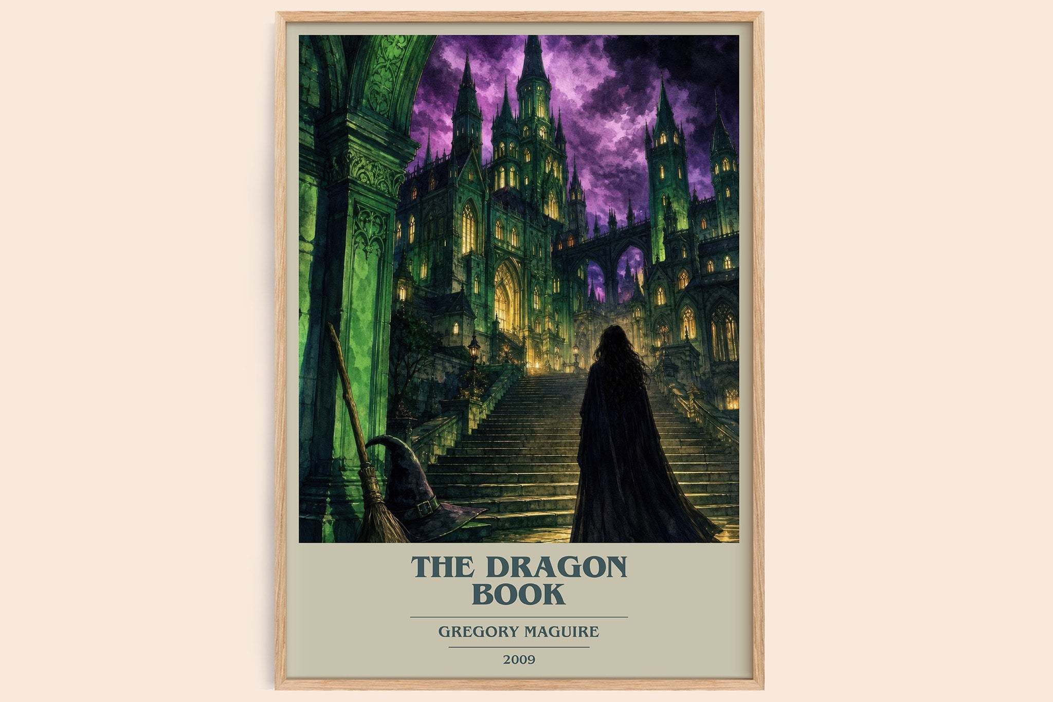 The Dragon Book Book Cover Poster by Gregory Maguire