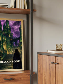 The Dragon Book book watercolour illustration paper finish options – matte satin gloss