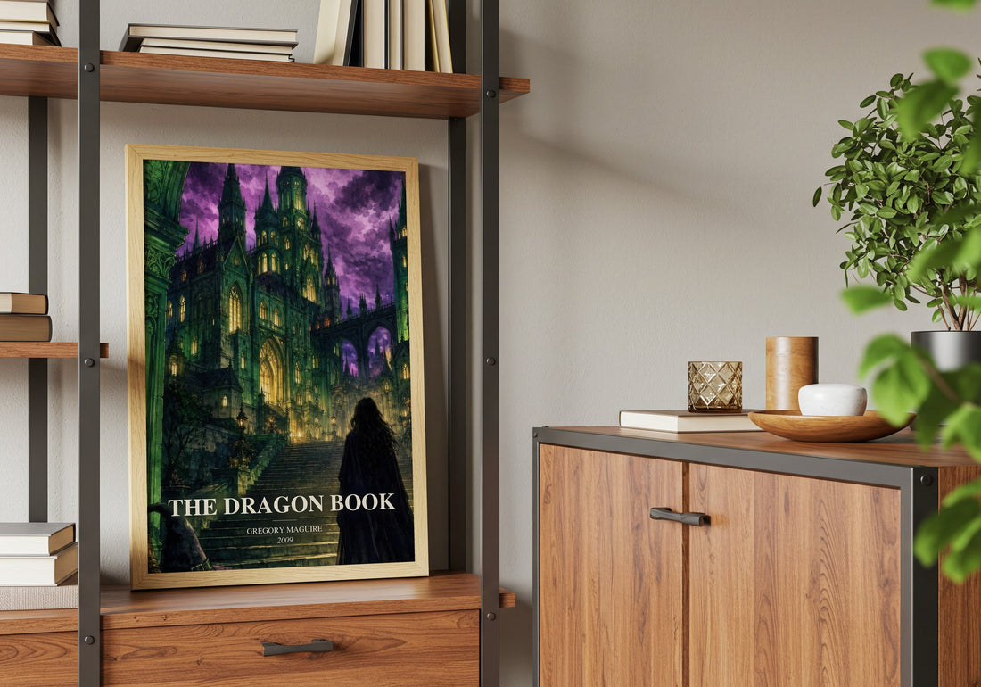 The Dragon Book book watercolour illustration paper finish options – matte satin gloss