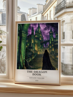 The Dragon Book book cover poster colour and style options – Gregory Maguire book art