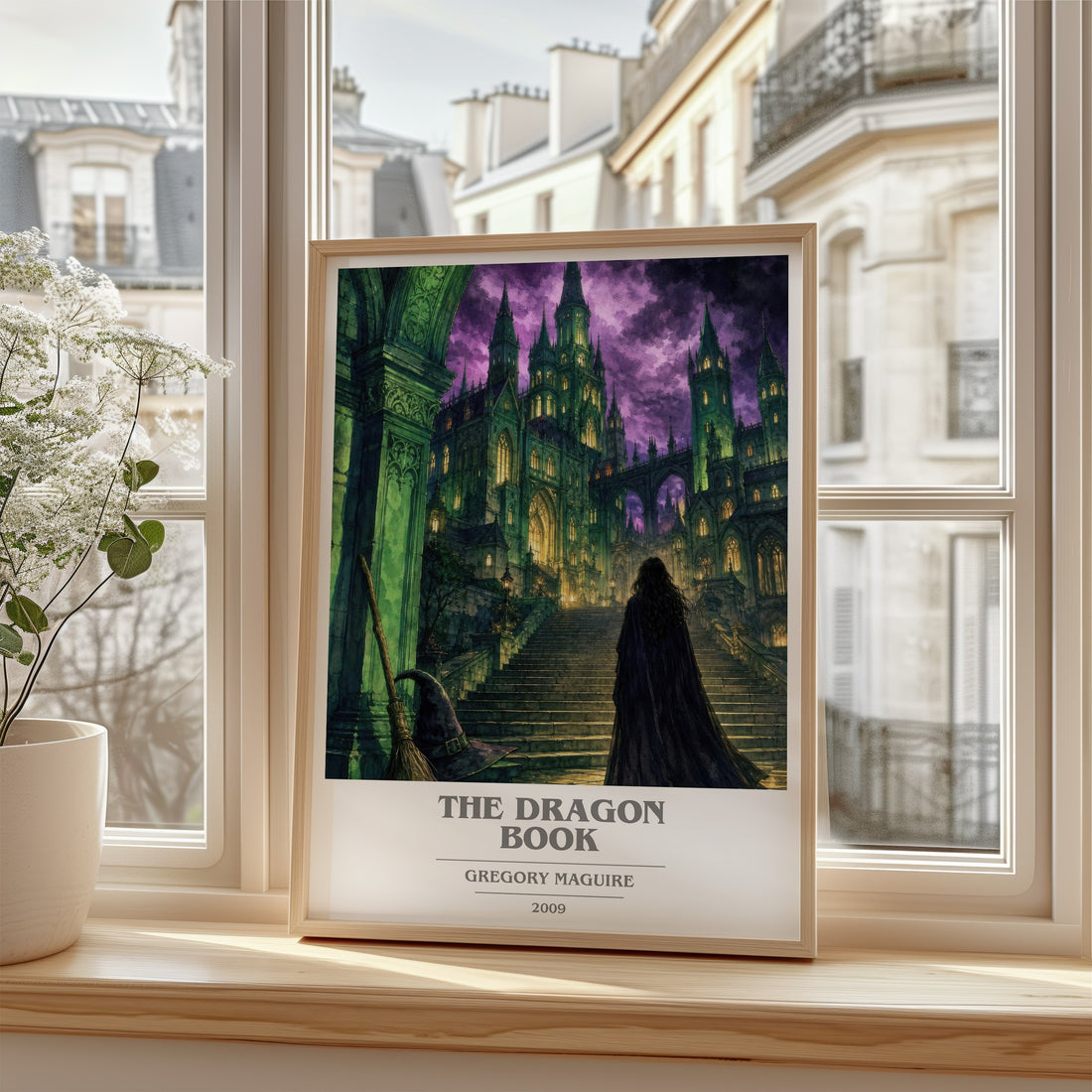 The Dragon Book book cover poster colour and style options – Gregory Maguire book art