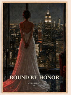 Bound by Honor watercolour book poster by Cora Reilly – framed literary art print
