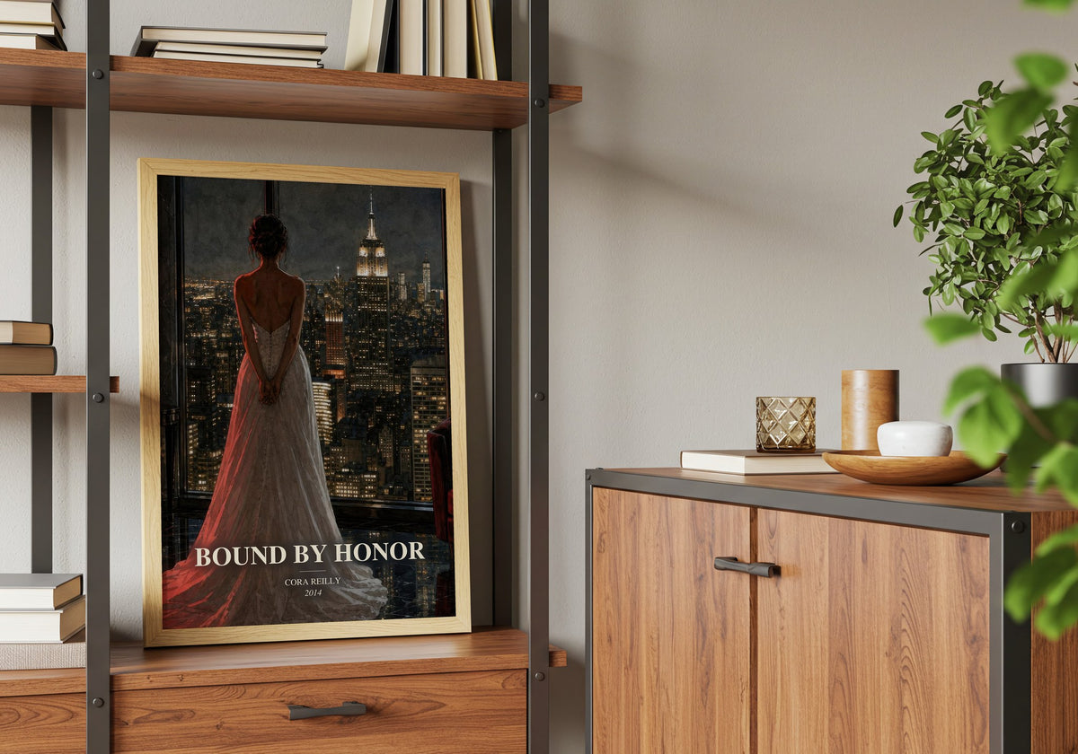Bound by Honor book watercolour illustration paper finish options – matte satin gloss