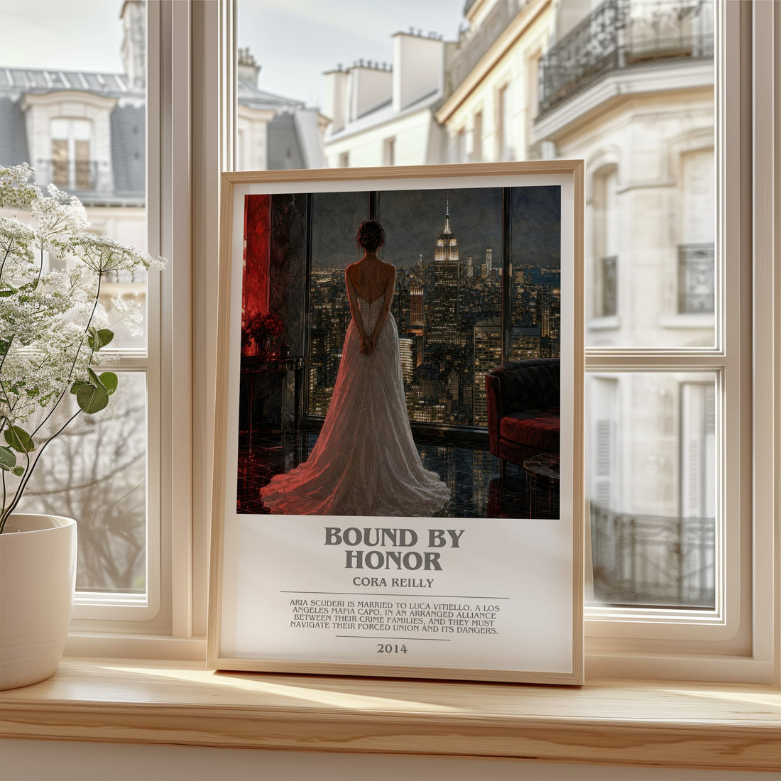 Bound by Honor bookish poster colour and style options – Cora Reilly book art