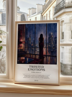 Twisted Emotions bookish poster colour and style options – Cora Reilly book art