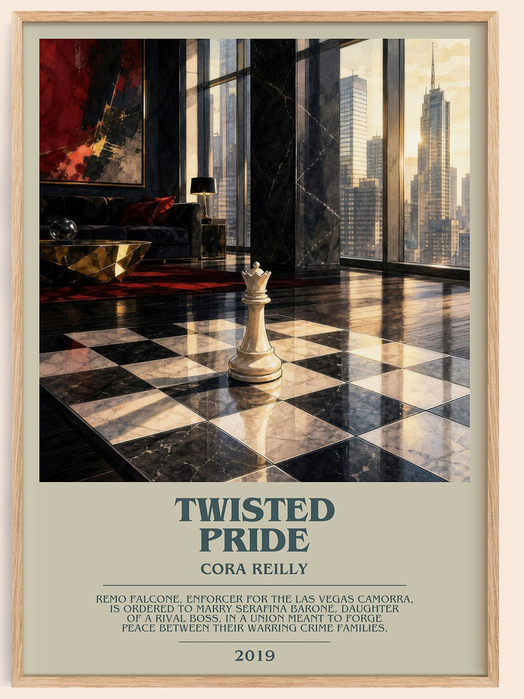 Twisted Pride bookish book poster by Cora Reilly – framed literary art print
