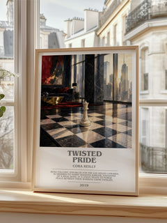 Twisted Pride bookish poster colour and style options – Cora Reilly book art