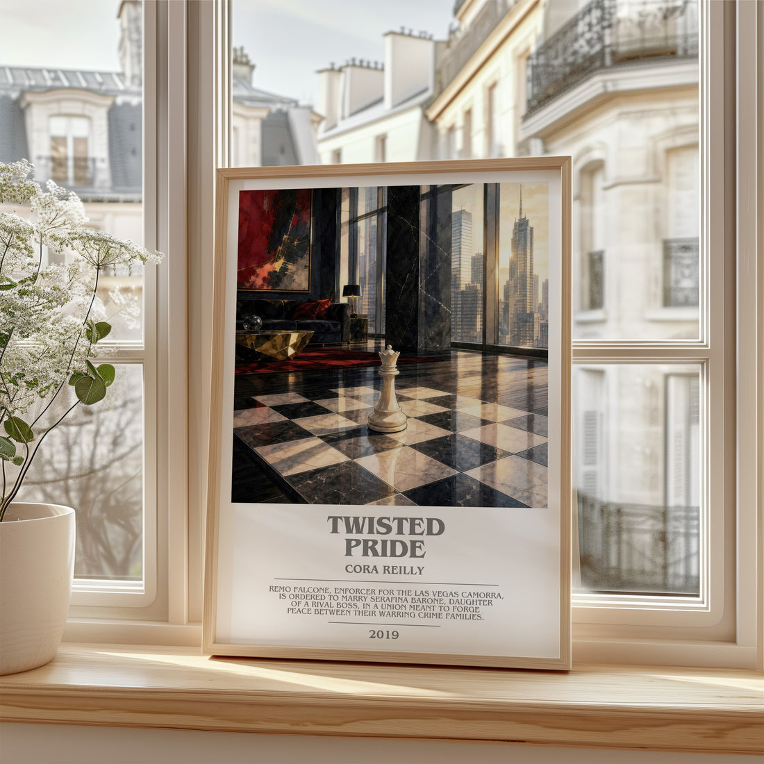 Twisted Pride bookish poster colour and style options – Cora Reilly book art