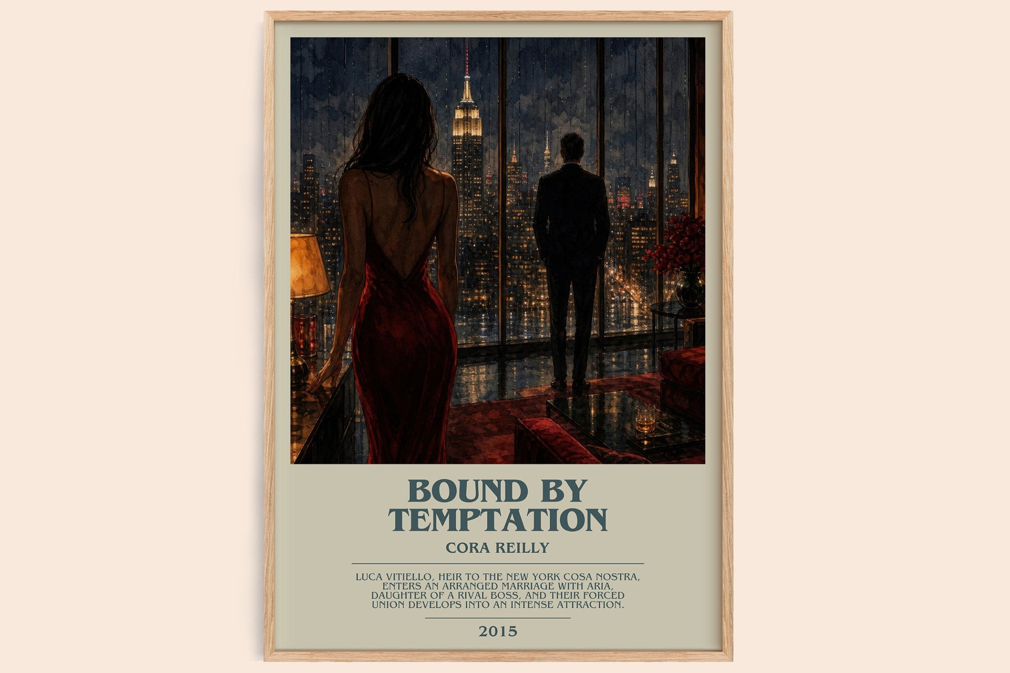 Bound by temptation Bookish Wall Art by Cora Reilly