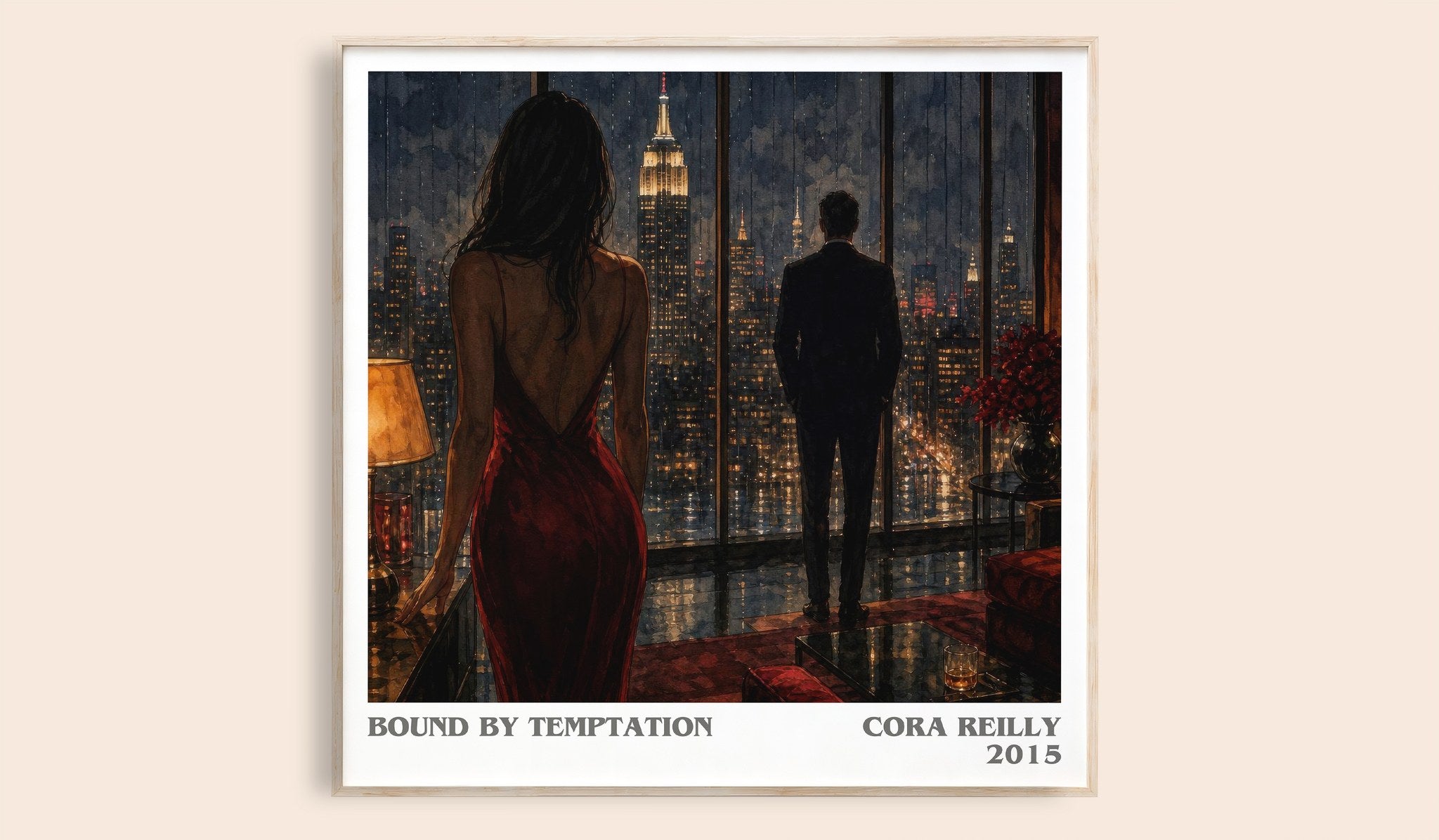 Bound by temptation Literary Art Print by Cora Reilly
